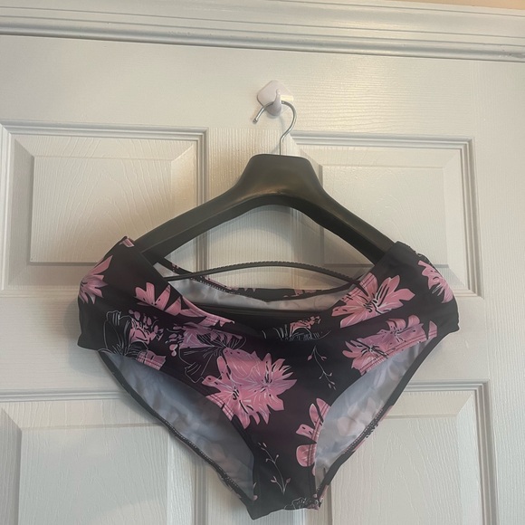 Women Plus Size Tropical Print 2 Piece Swimsuit Bathing Suit Tankini Set 14W 16W - Picture 11 of 12